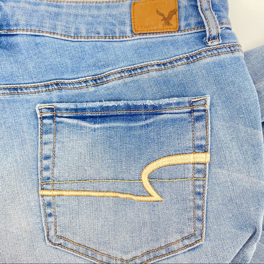 American Eagle Super Stretch Hi Rise Artist Flare 14